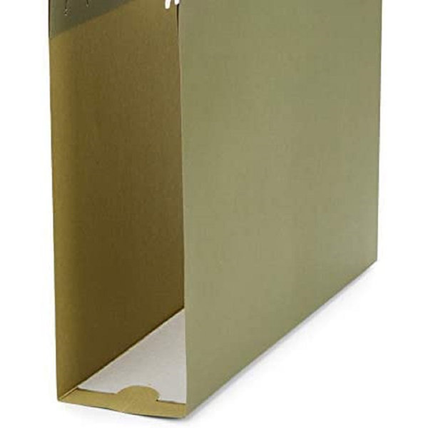 Inbox Zero Extra Capacity Hanging File Folders, 25 Reinforced Hang